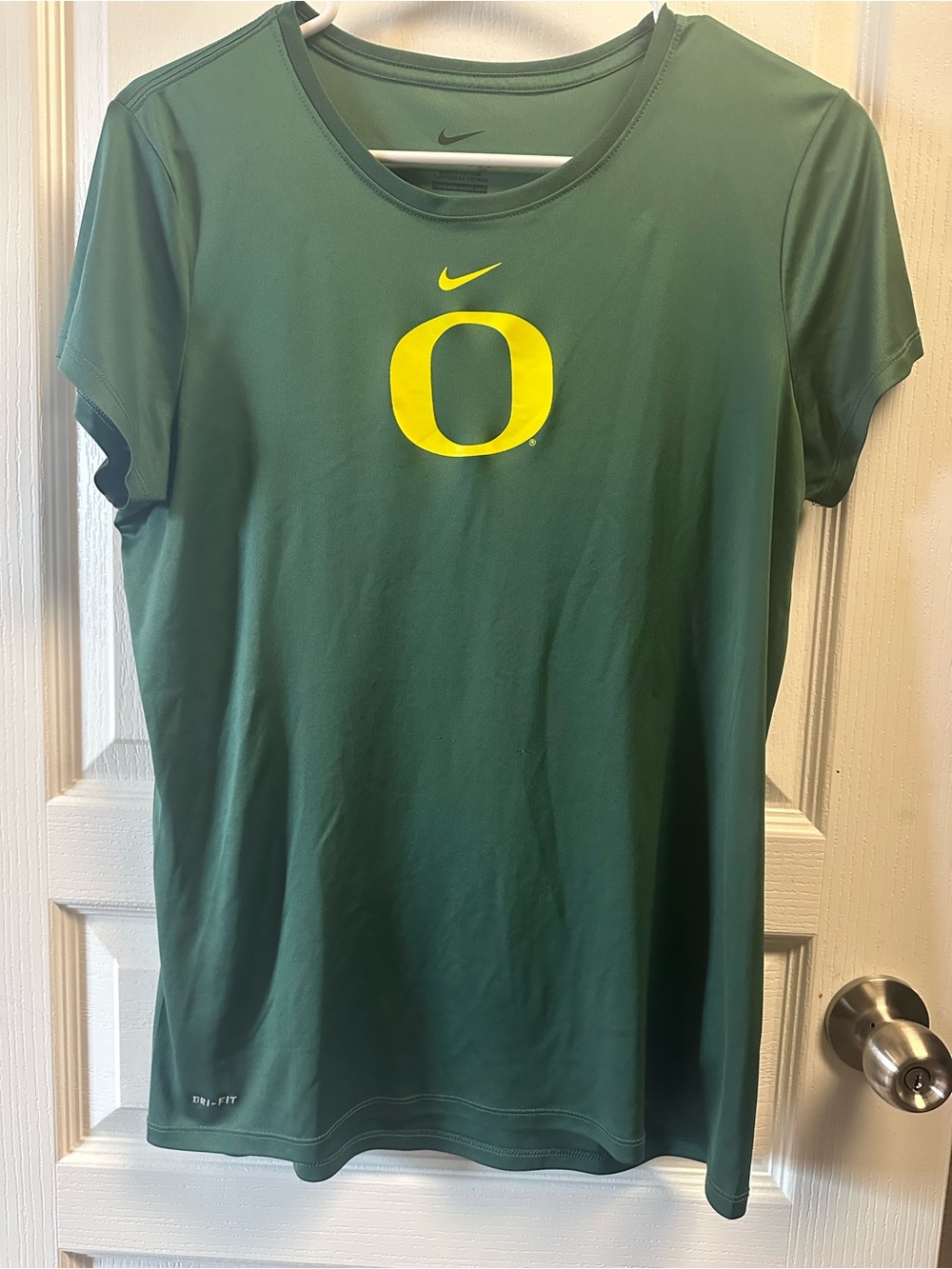 Nike Green Dri-FIT Tee with Black Logo
